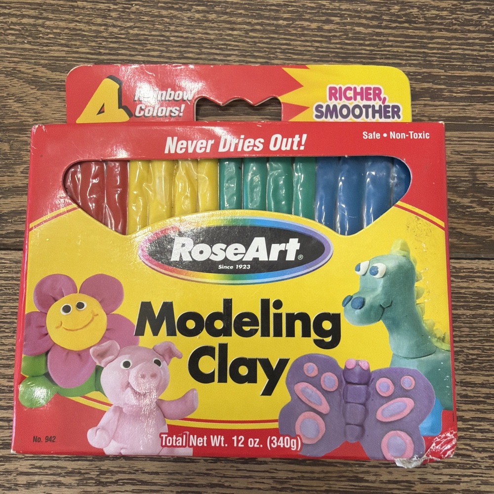 Old Stock 2002 Mozart Molding Clay Never Dries Out Richer Smoother 4 Colors